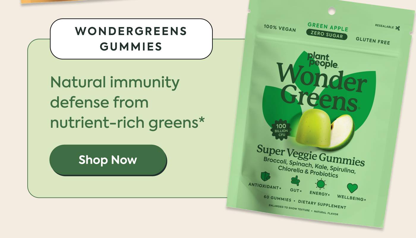 WonderGreens Veggie Gummies: Natural immunity defense from nutrient-rich greens* WonderGreens Veggie Gummies: Natural immunity defense from nutrient-rich greens*