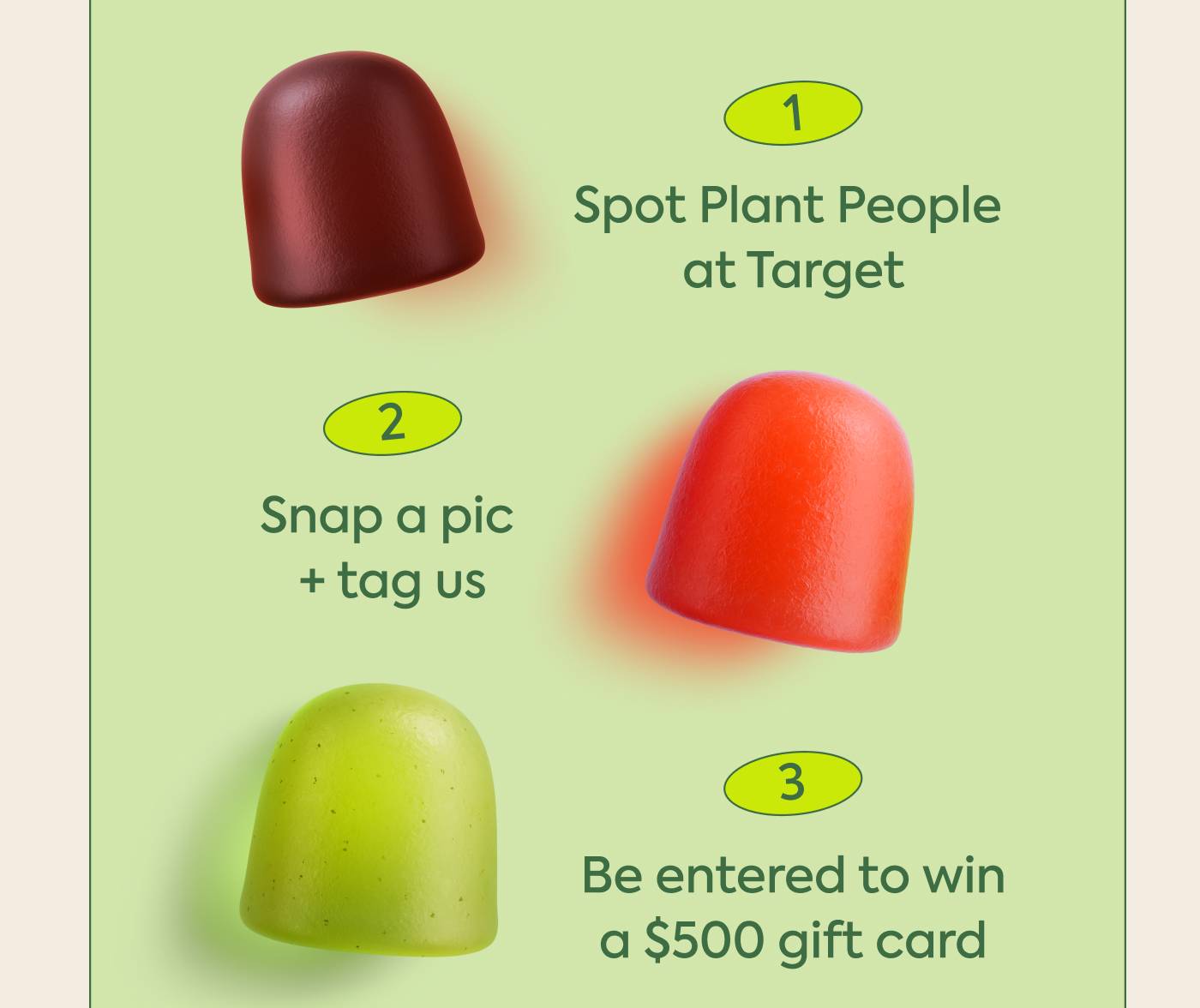 Spot Plant People at Target  Snap a pic + tag us Be entered to win a $500 gift card Spot Plant People at Target  Snap a pic + tag us Be entered to win a $500 gift card