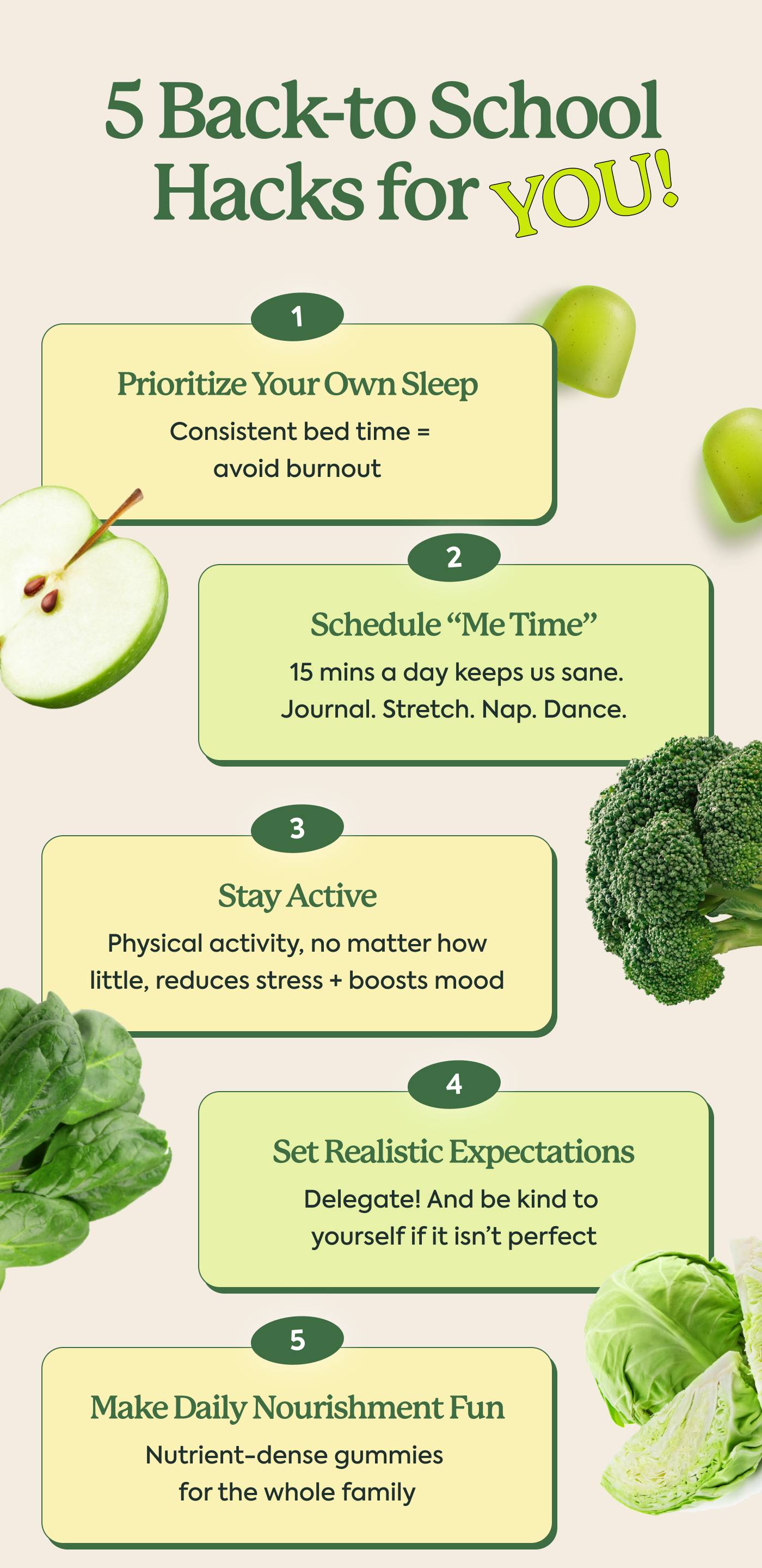 5 Back-to School Hacks for YOU 5 Back-to School Hacks for YOU