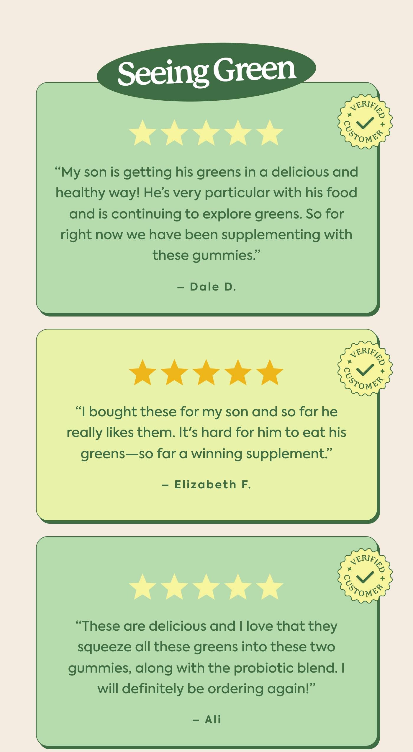 Seeing Green Seeing Green