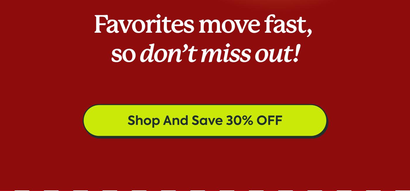 Shop And Save 30% OFF