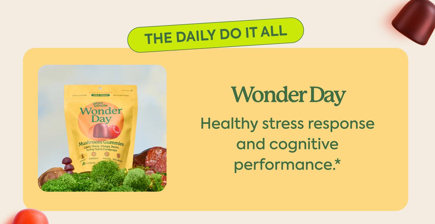 The Daily do it all | Wonder Day: Healthy stress response and cognitive performance.*