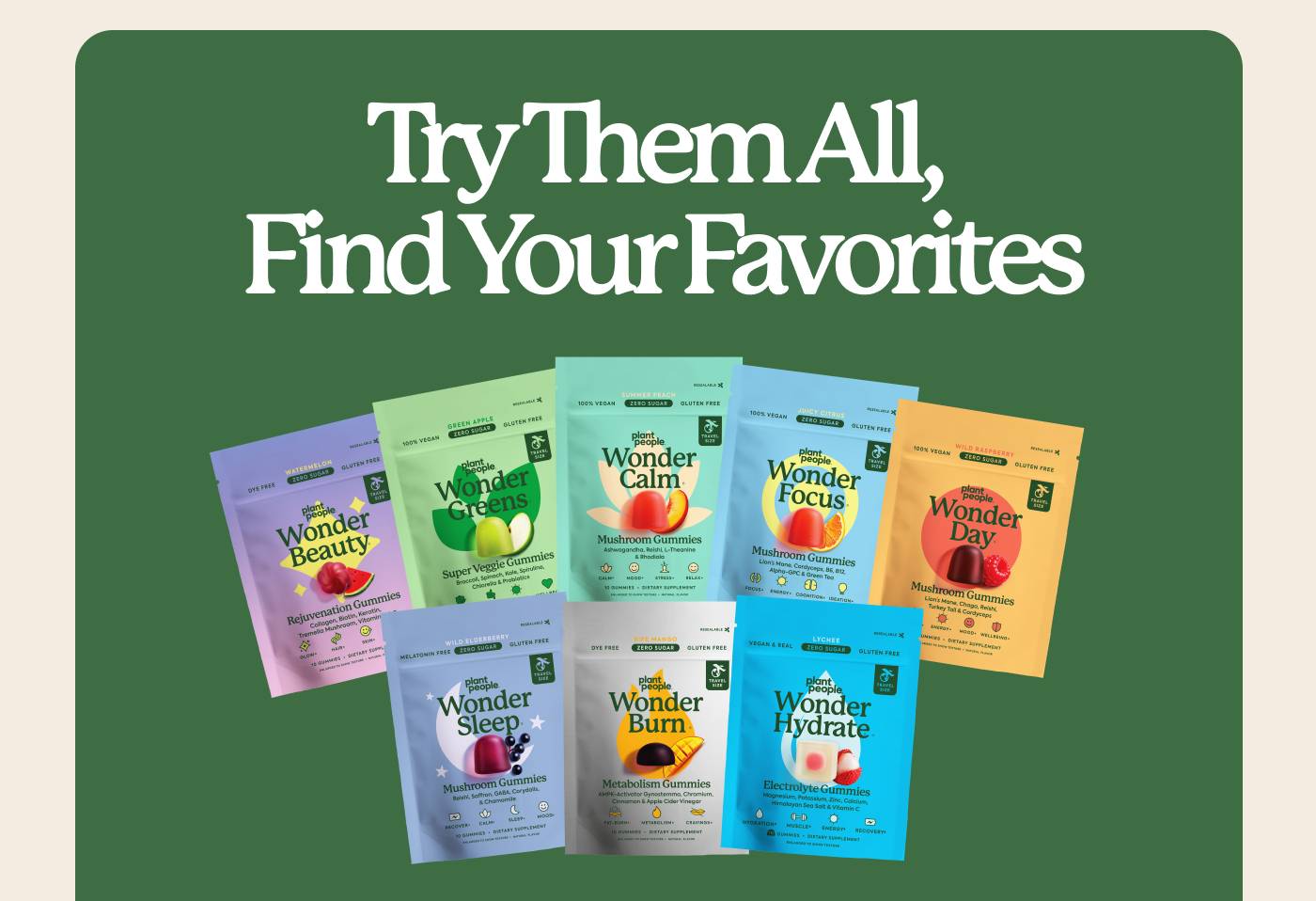 Try Them All, Find Your Favorites