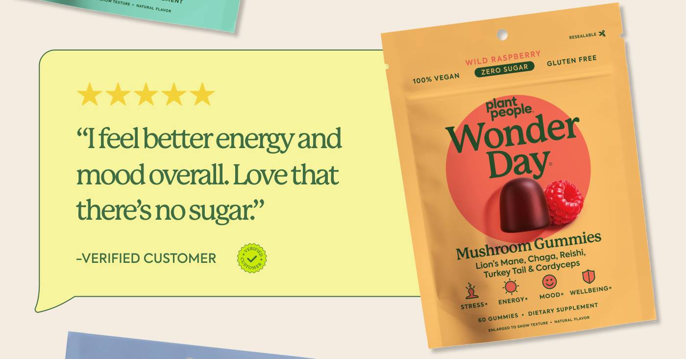 WonderDay “I feel better energy and mood overall. Love that there’s no sugar.”