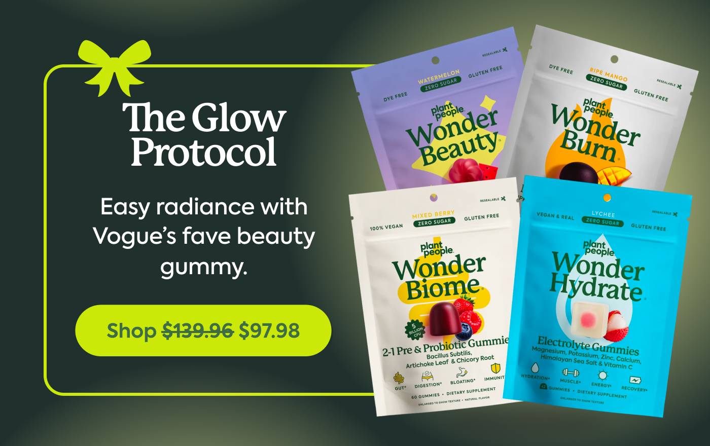 The Glow Protocol: Easy radiance with Vogue’s fave beauty gummy.