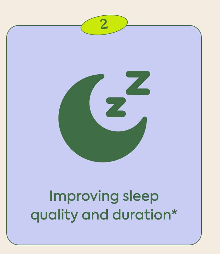 Improving sleep quality and duration*