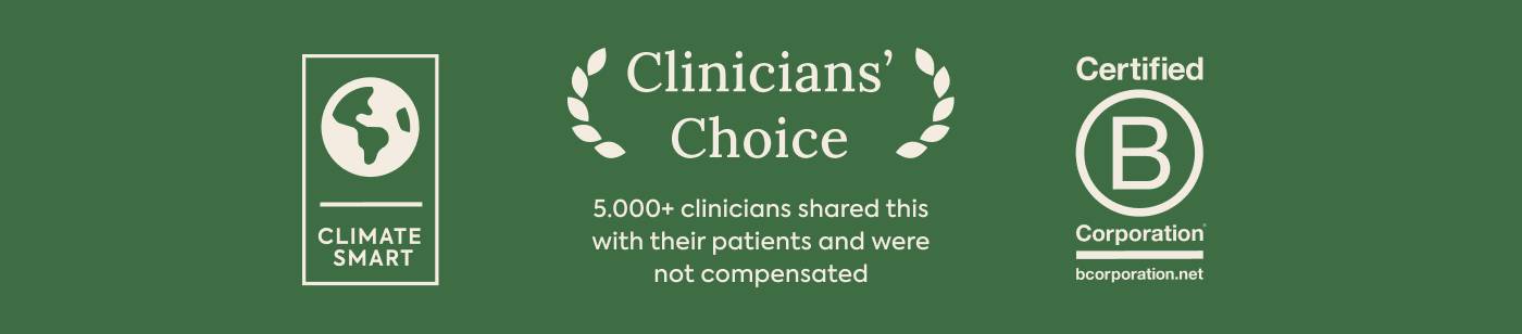 Climate Smart | Clinicians' Choice | Certified