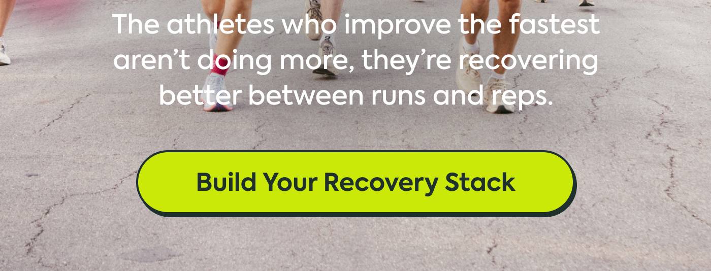 The athletes who improve the fastest aren’t doing more, they’re recovering better between runs and reps. Build Your Recovery Stack