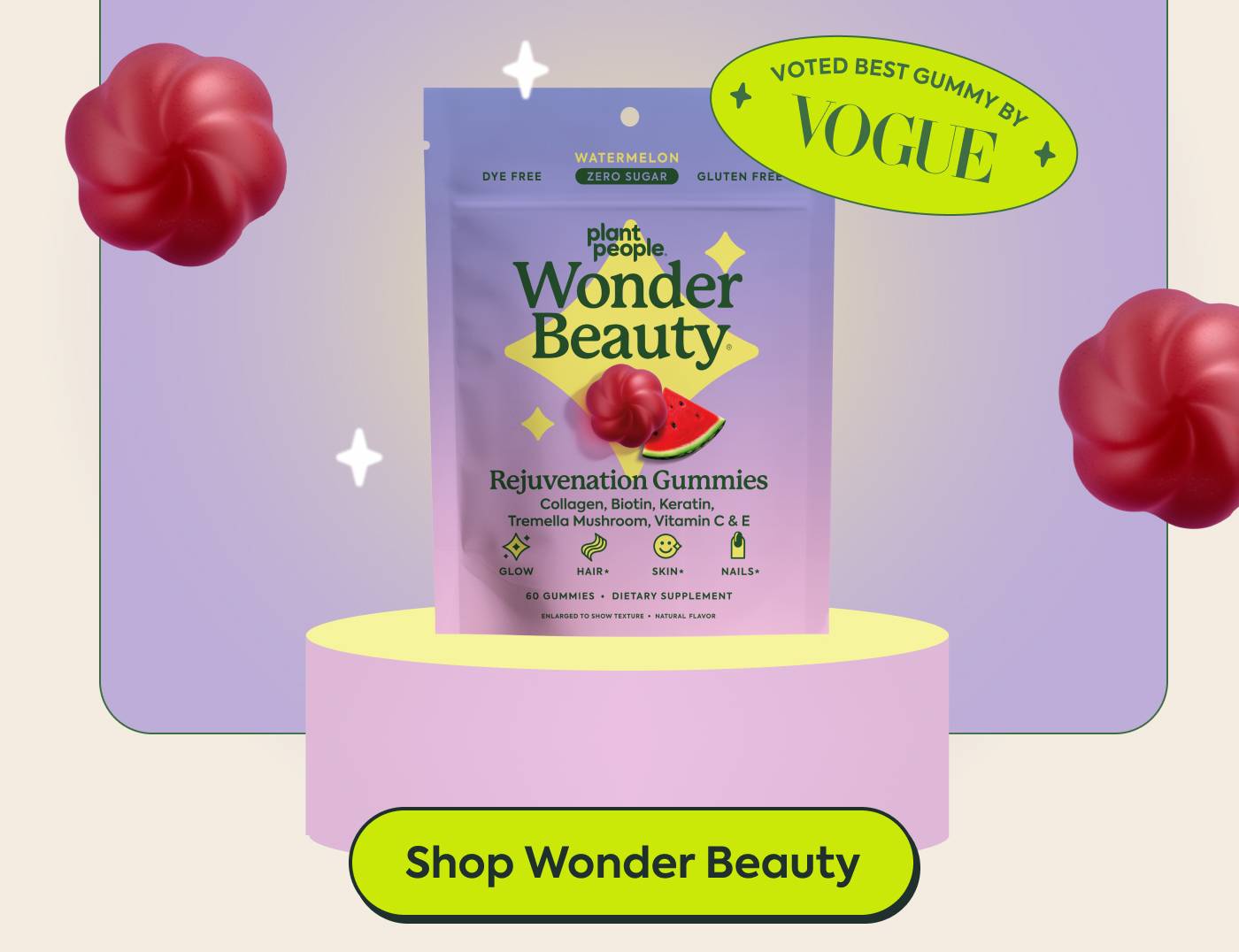 Voted Best Gummy By VOGUE | Shop Wonder Beauty