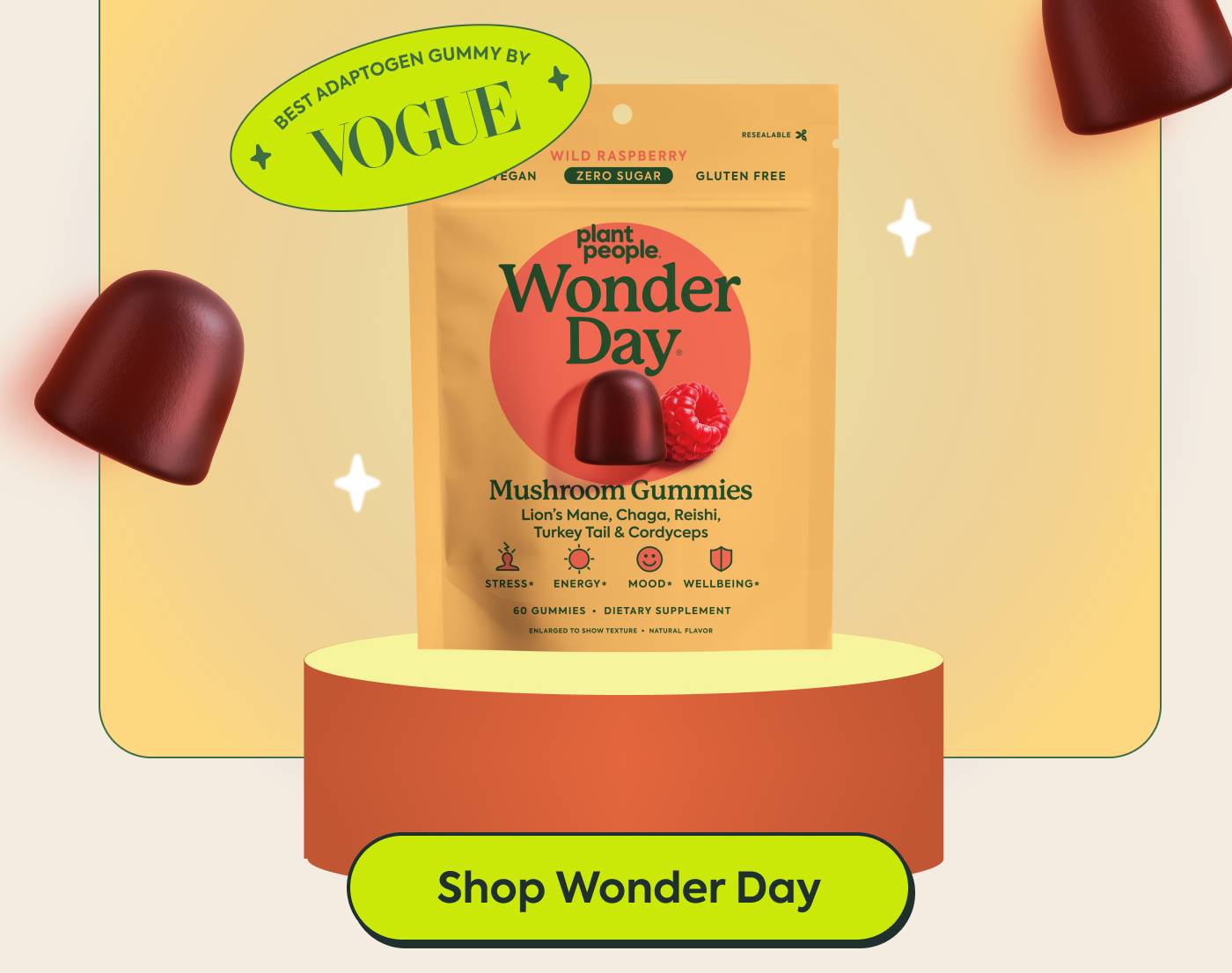 BEST ADAPTOGEN GUMMY BY VOGUE | Shop Wonder Day