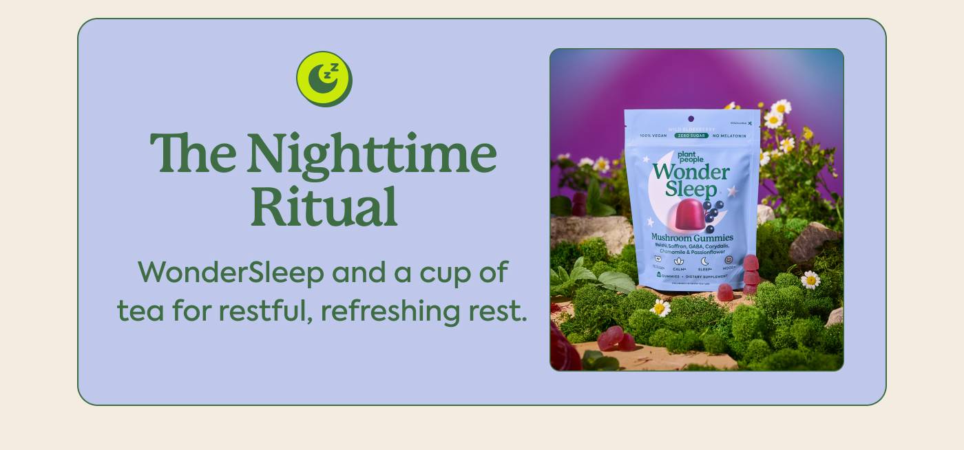 The Nighttime Ritual: WonderSleep and a cup of tea for restful, refreshing rest