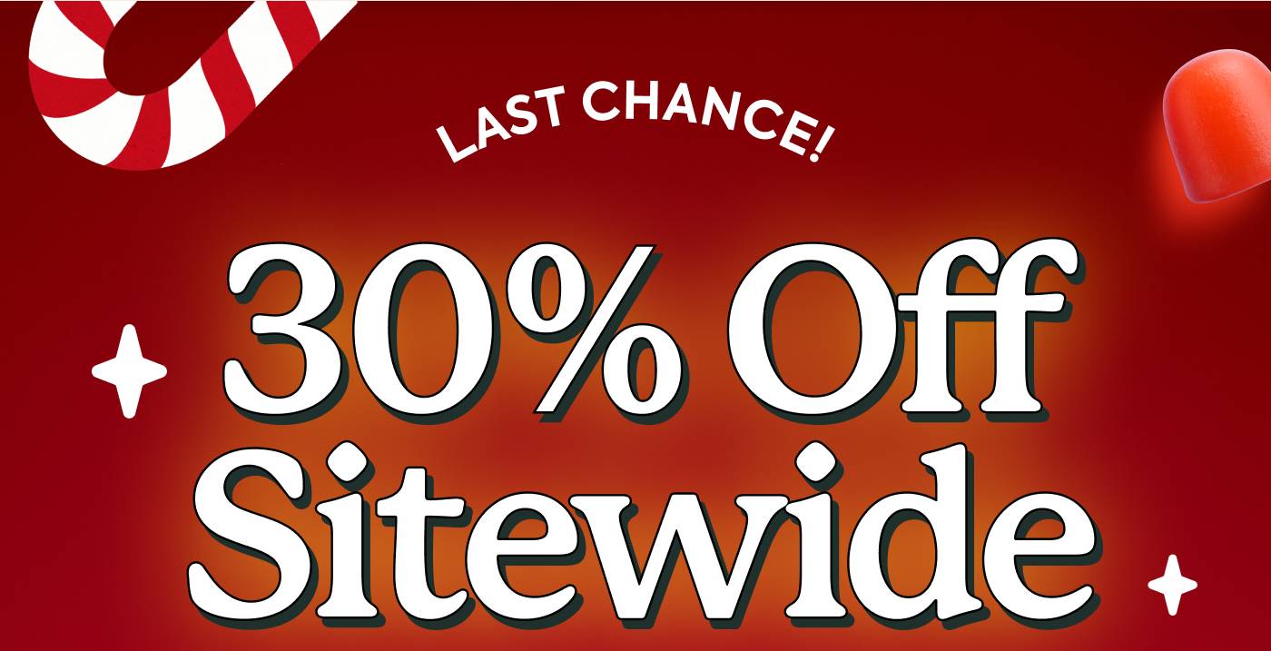 30% Off Sitewide Ends Tonight