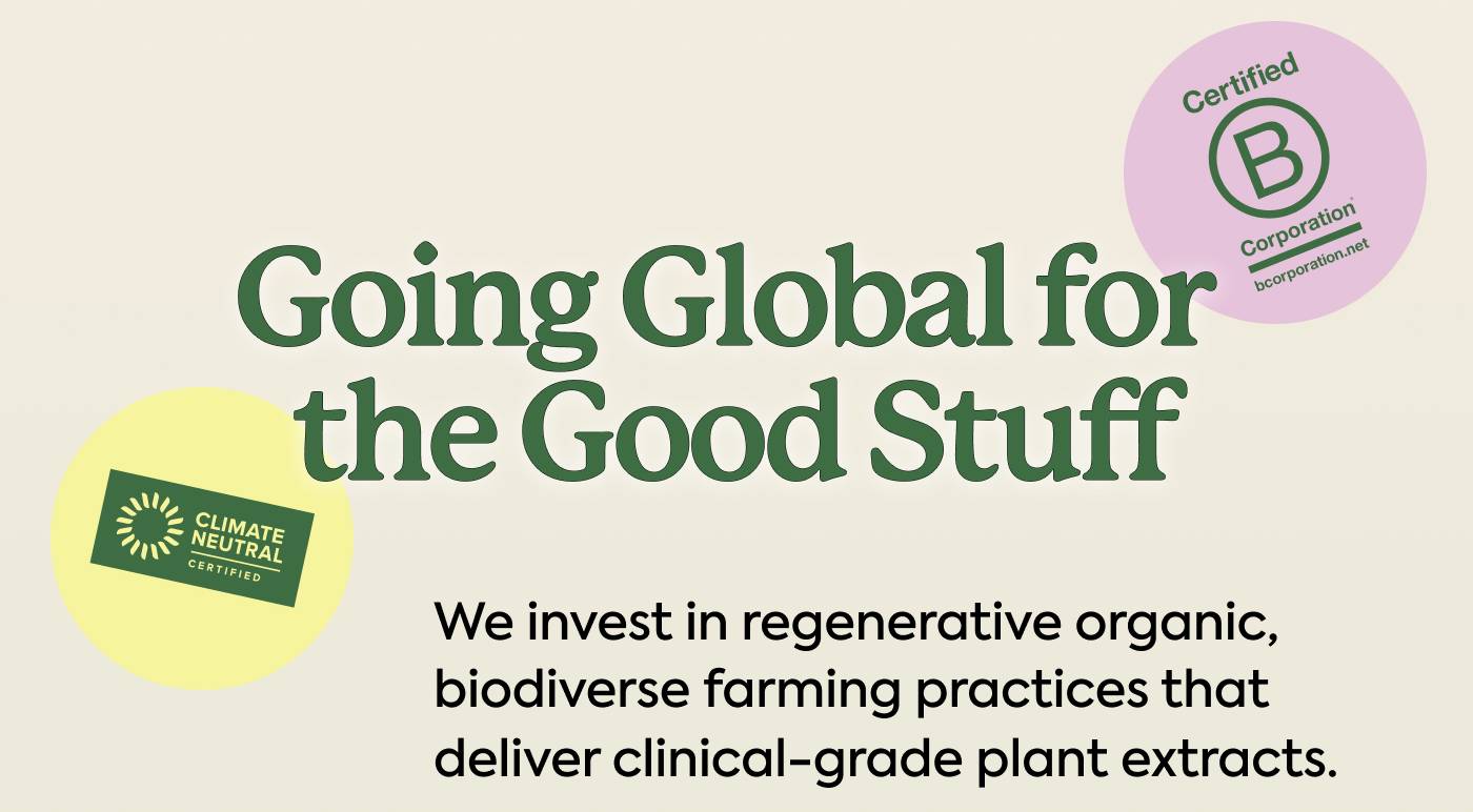 Going Global for the Good Stuff