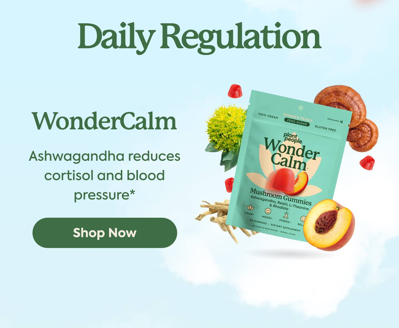 WonderCalm: Ashwagandha reduces cortisol and blood pressure* WonderCalm: Ashwagandha reduces cortisol and blood pressure*
