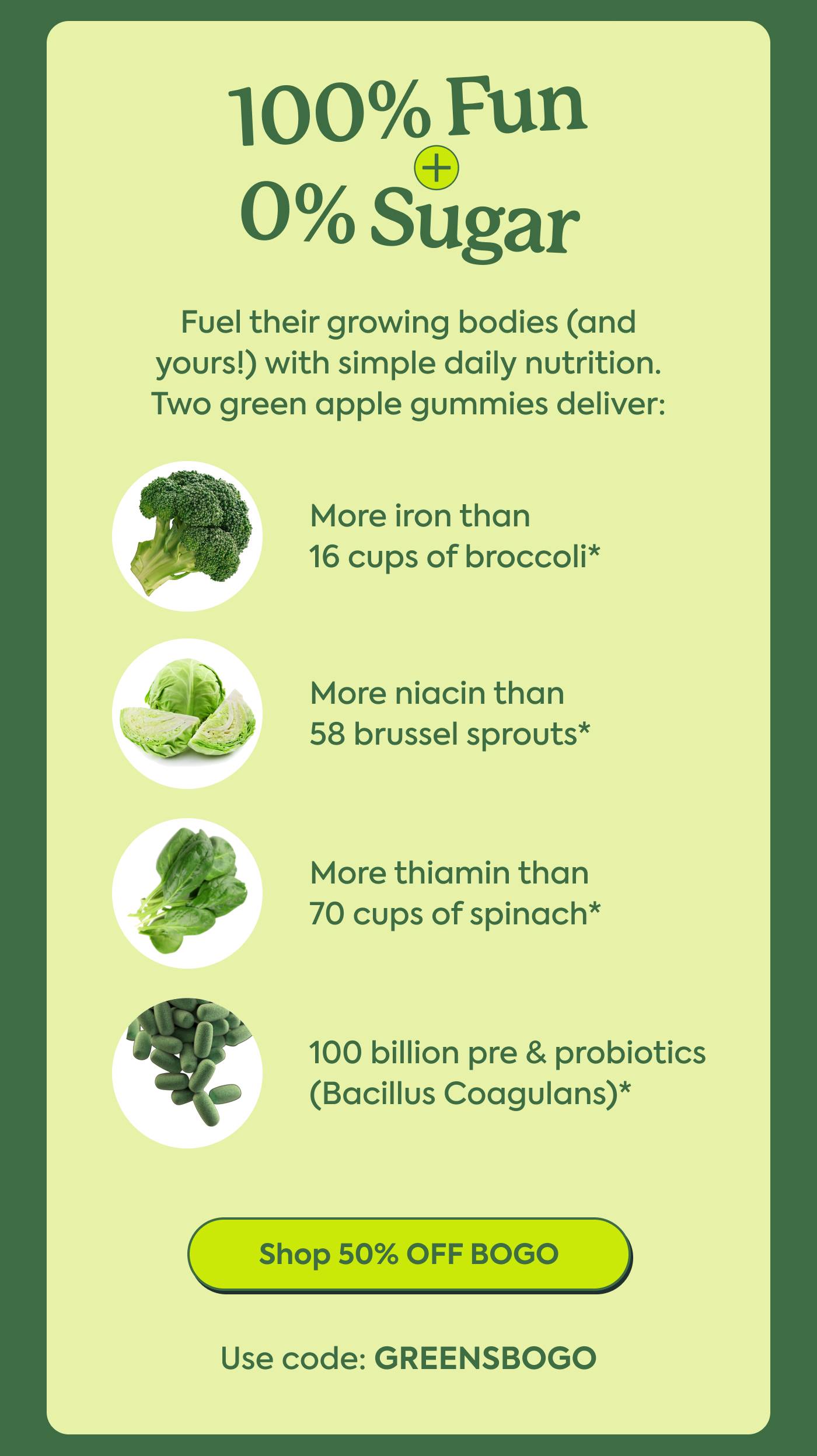 100% Fun + 0% Sugar 100% Fun + 0% Sugar