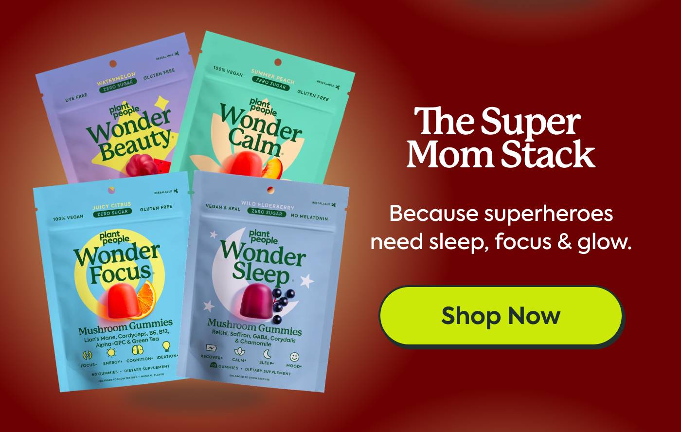 The Super Mom Stack: Because superheroes need sleep, focus & glow.