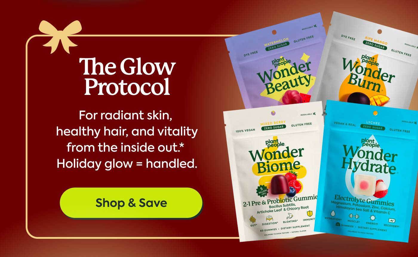 Glow Protocol For radiant skin, healthy hair, and vitality from the inside out.* Holiday glow = handled.