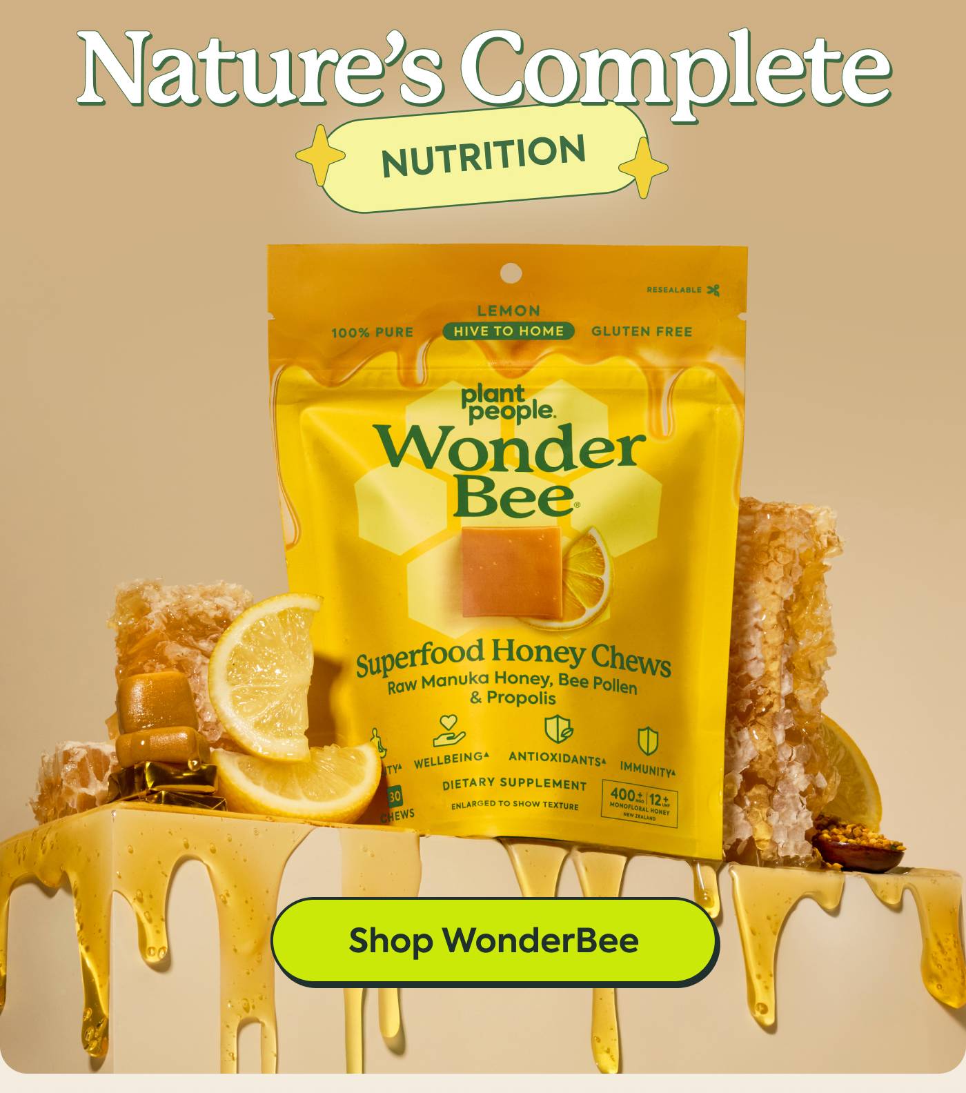 Nature’s Complete Nutrition | Shop WonderBee