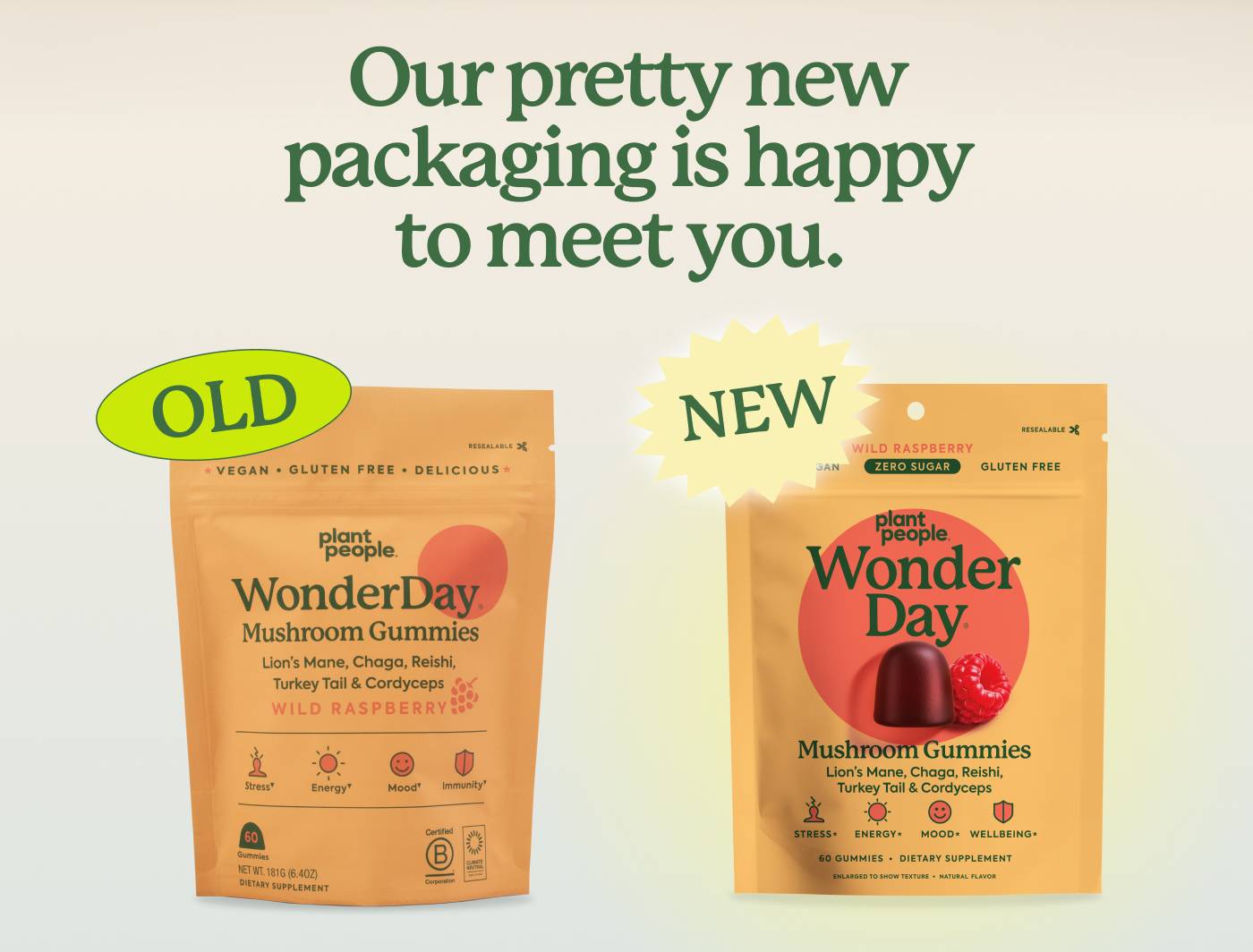 Our pretty new packaging is happy to meet you. 
