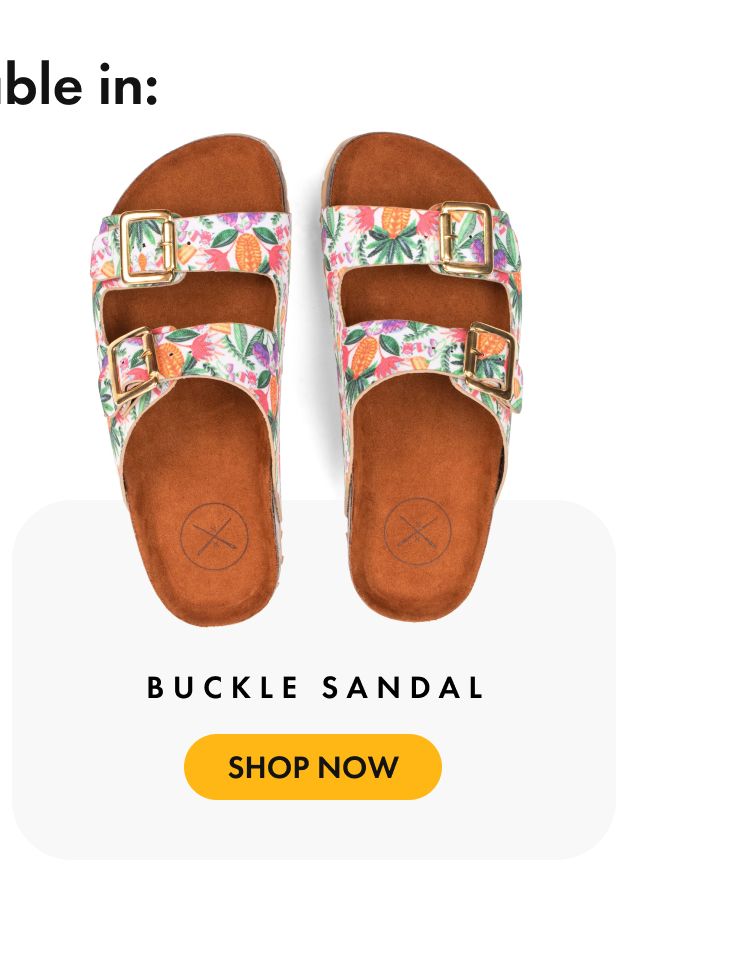 buckle sandal
