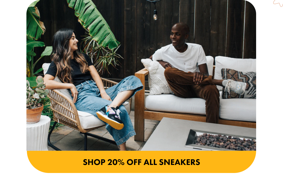 20% OFF ALL Sneakers