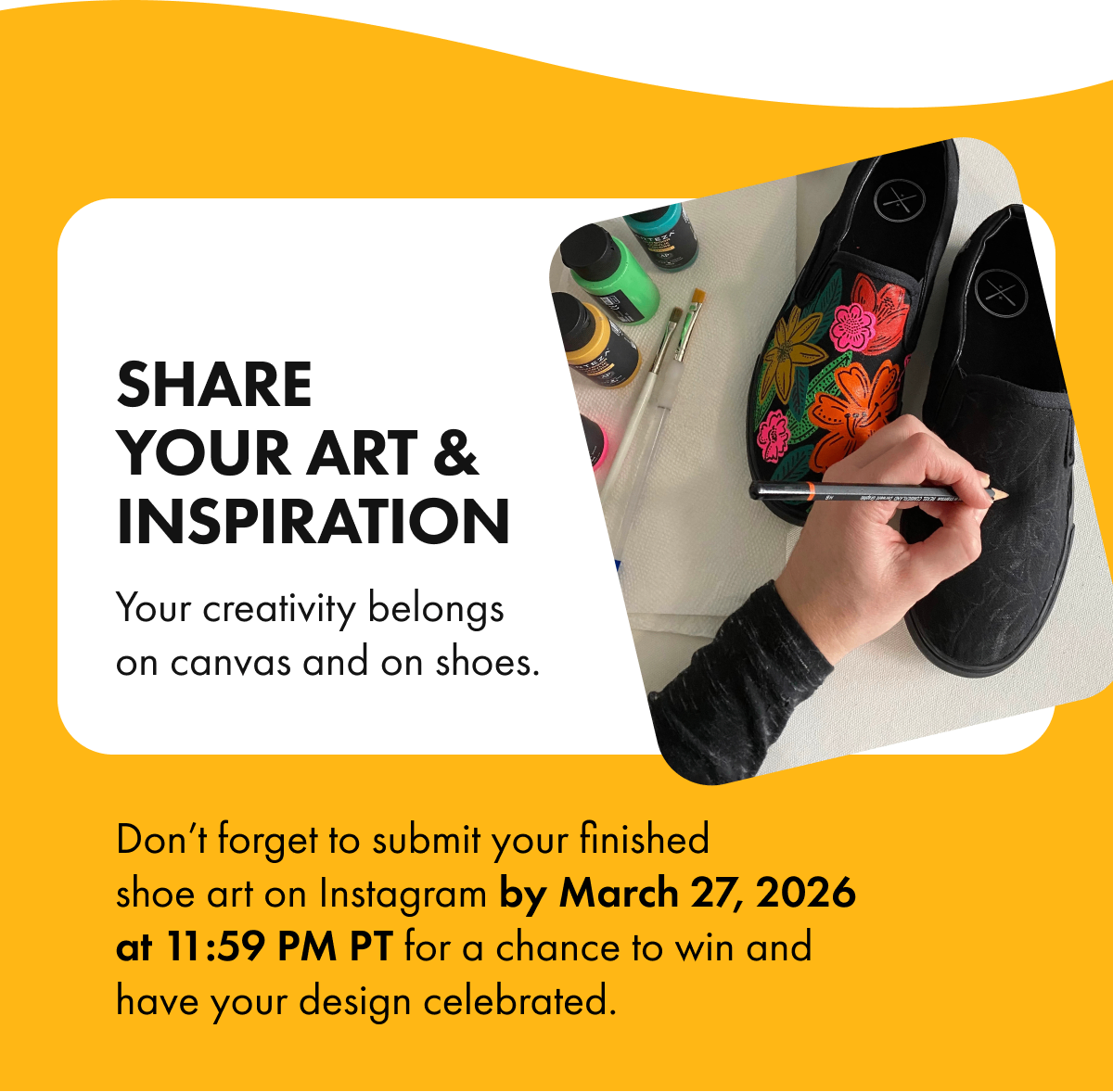 Inkkas - shoe art contest. 