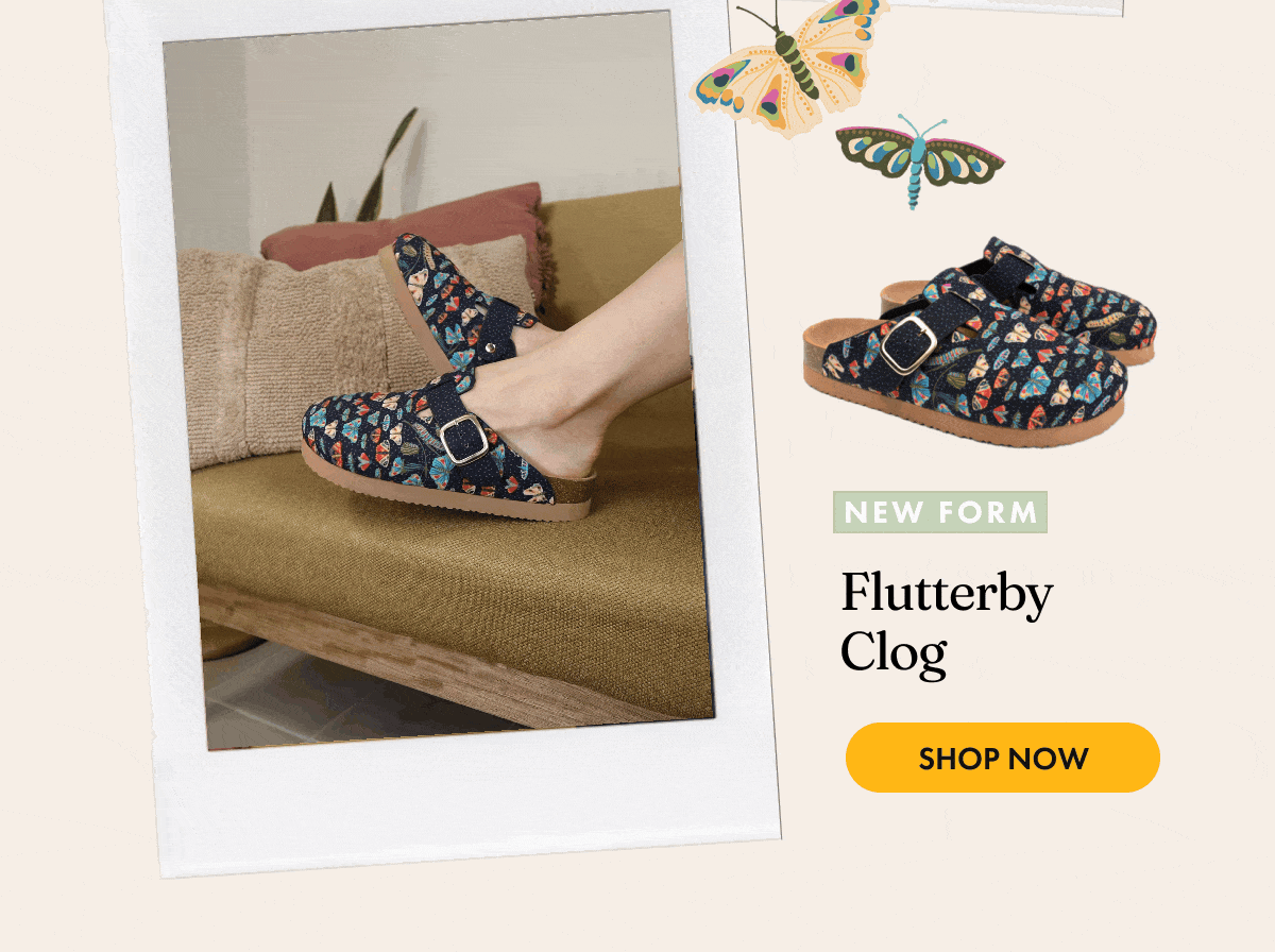 Flutterby Clog