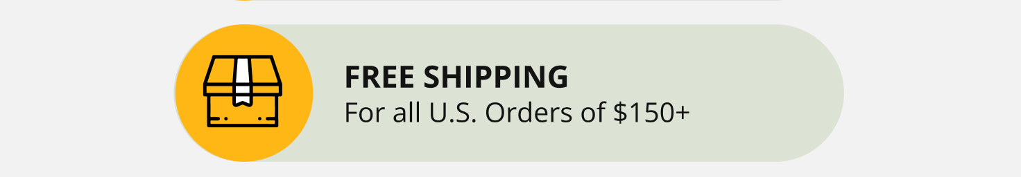 free Shipping over $150