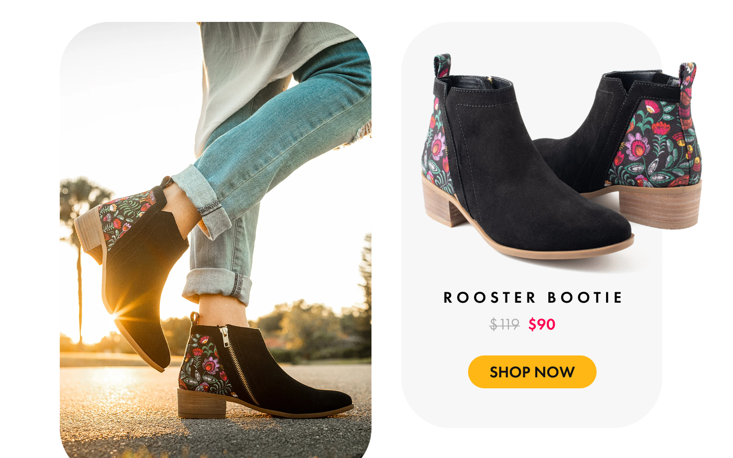 Rooster Bootie