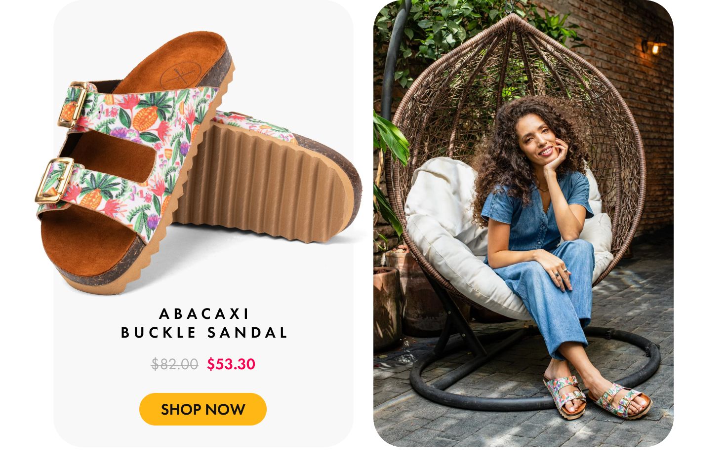 Abacaxi Buckle Sandal
