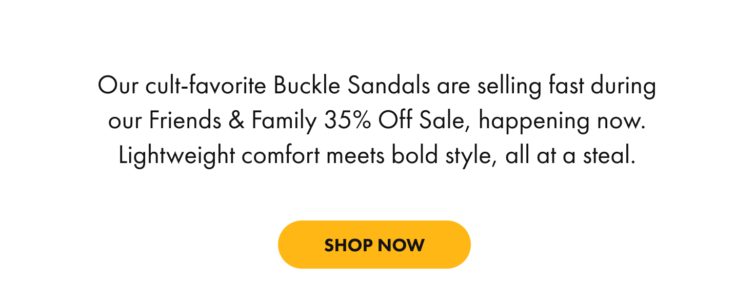 Buckle Sandals for $54!