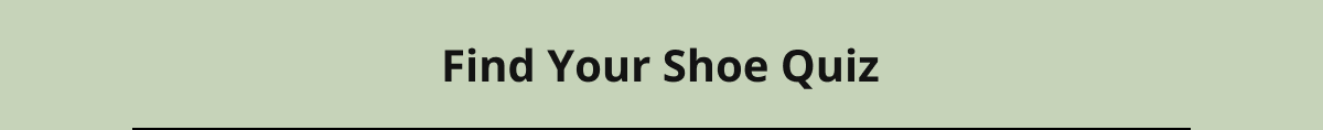 Find Your Shoe Quiz