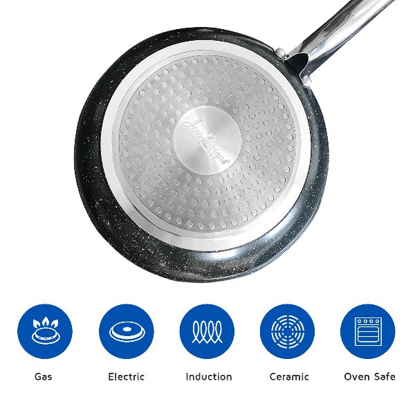 Stonetastic Granite Non-Stick Frying Pans - Set of 3