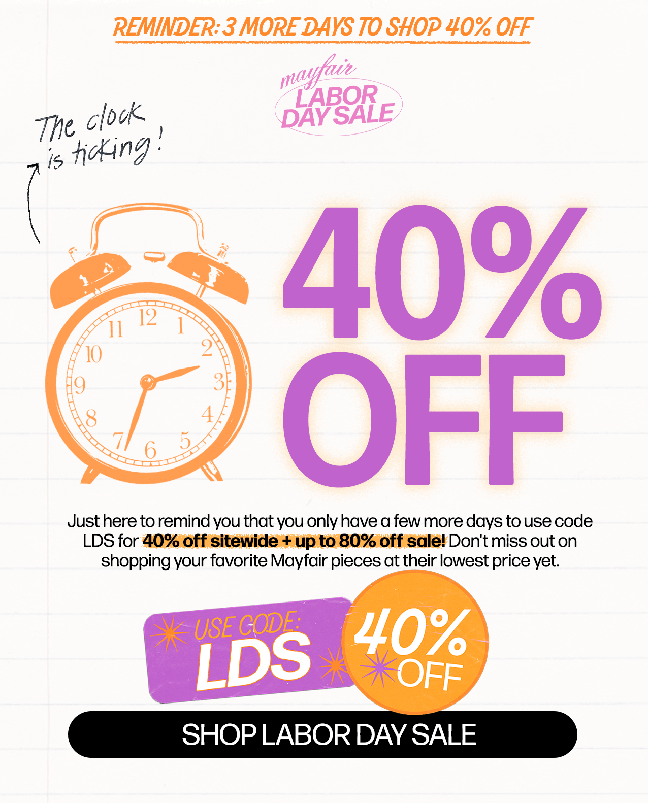 3 DAYS LEFT TO SAVE💲 The Mayfair Group LLC