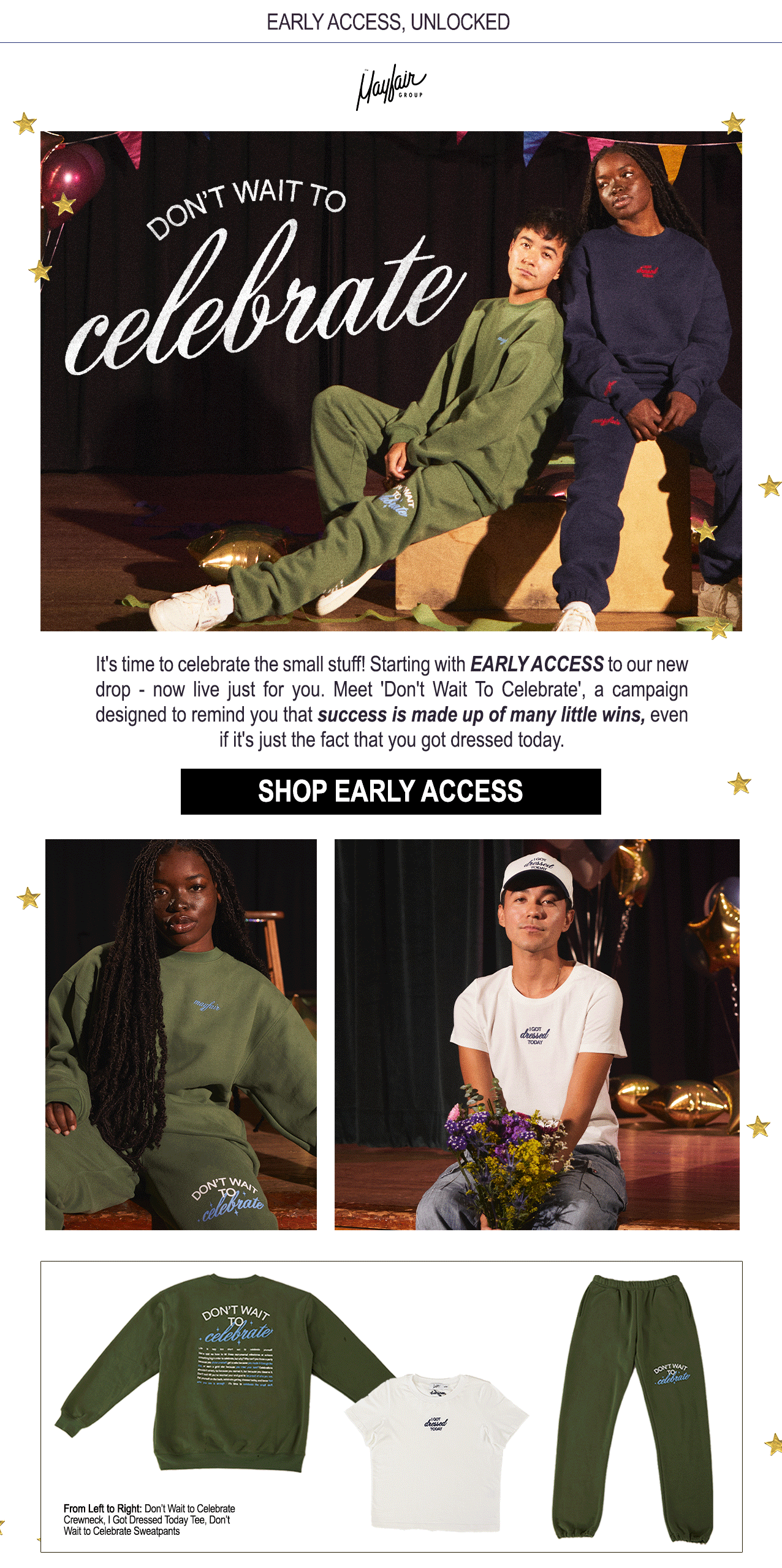 SHOP OUR NEW COLLECTION 🏆 The Mayfair Group LLC