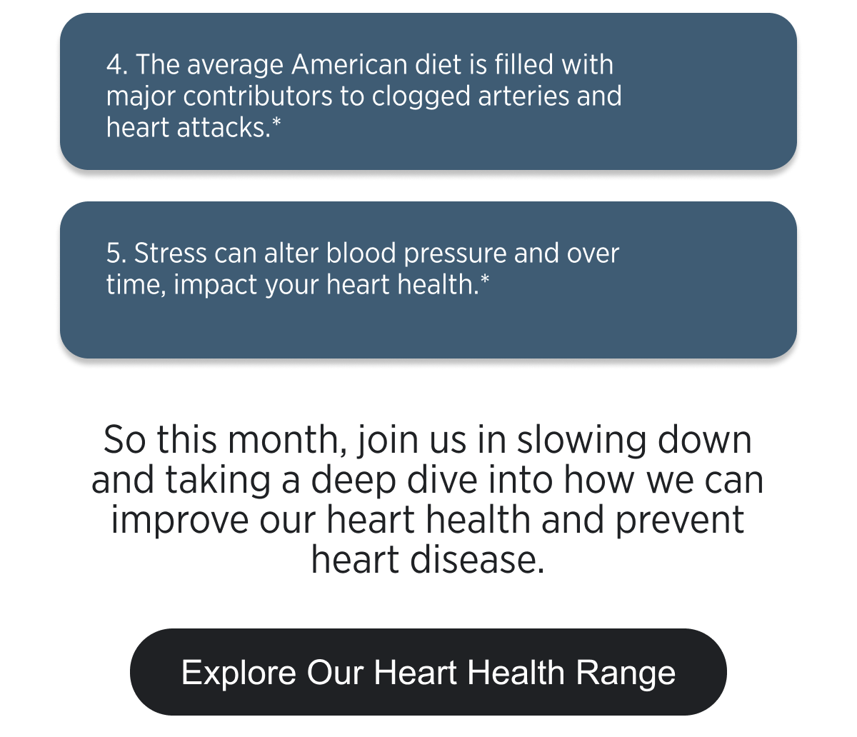 Here's the heart truth