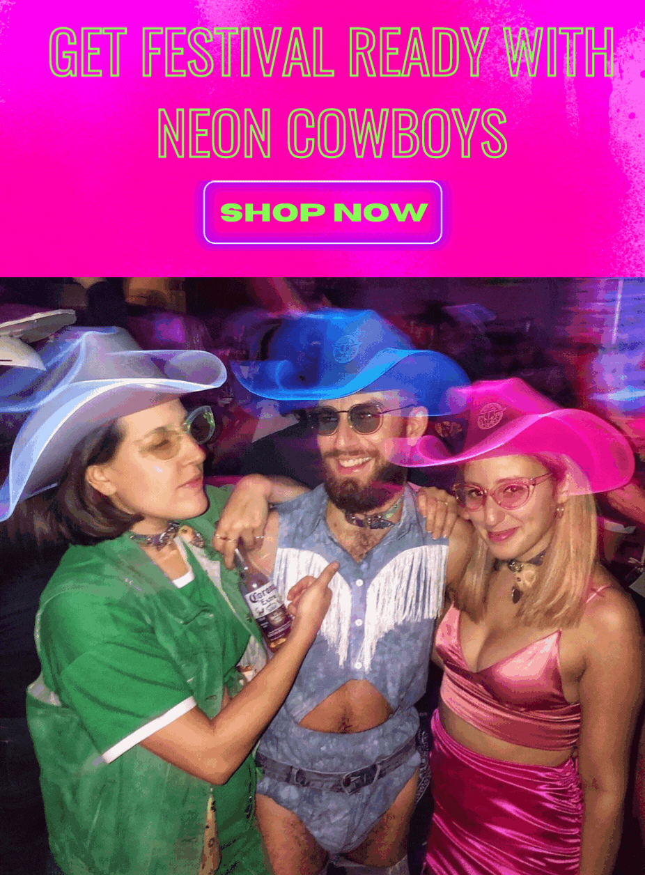 Neon cowboy costume sale