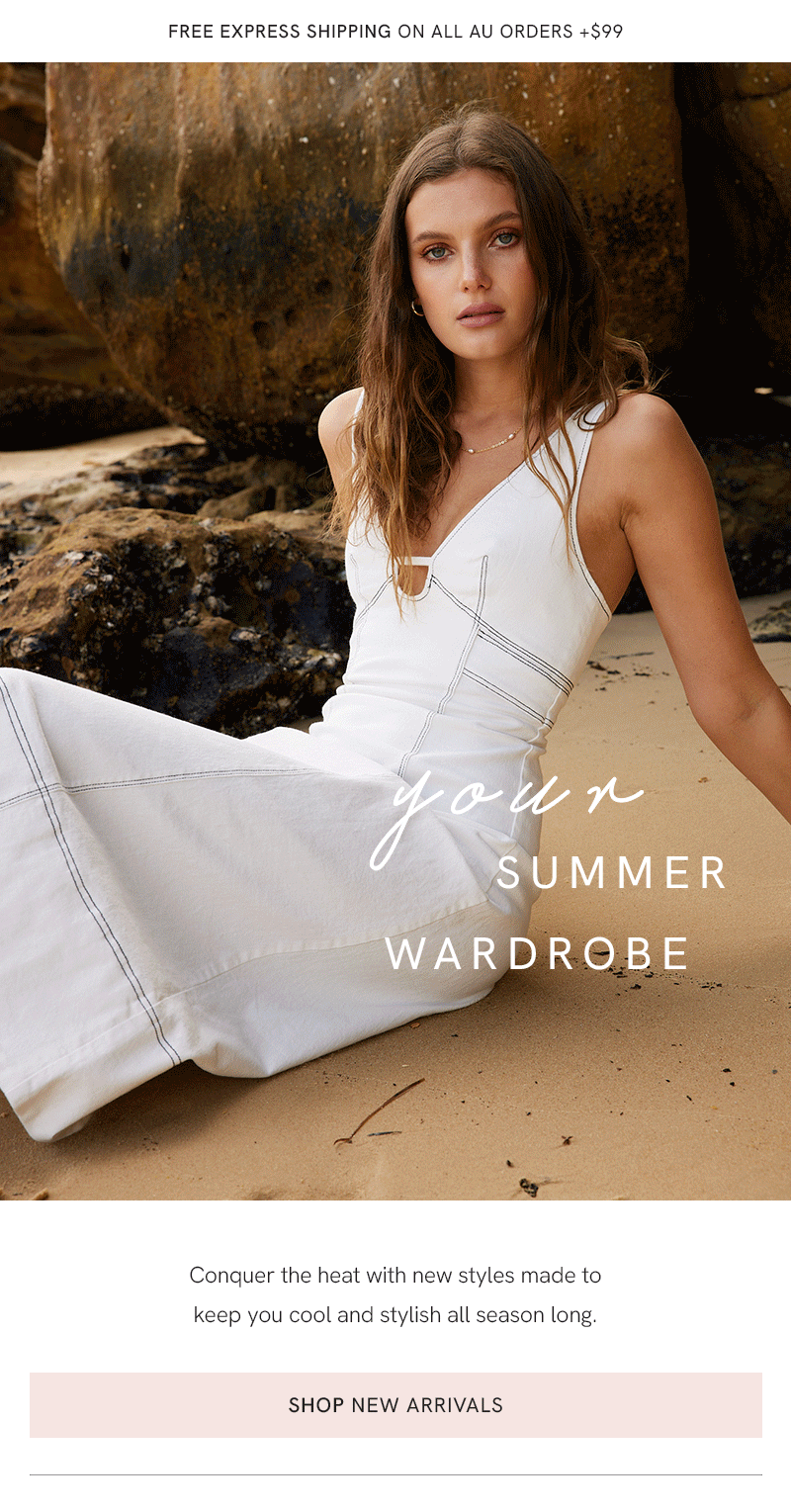 your summer wardrobe