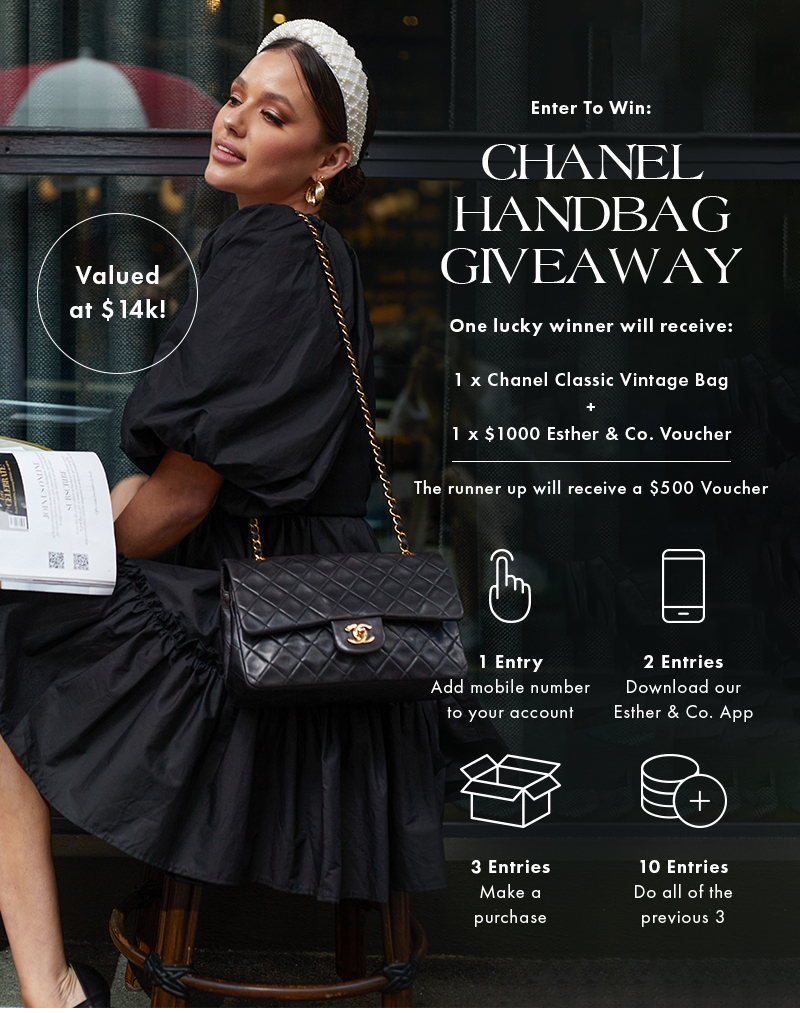 chanel handbag giveaway