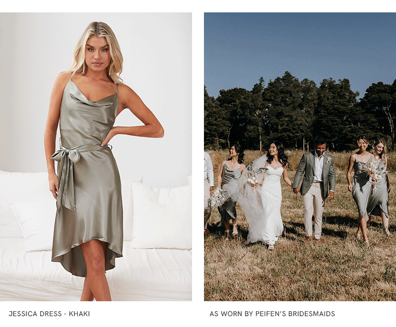 jessica dress - khaki