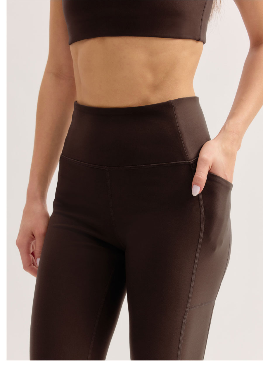 Umber Compressive Pocket Legging