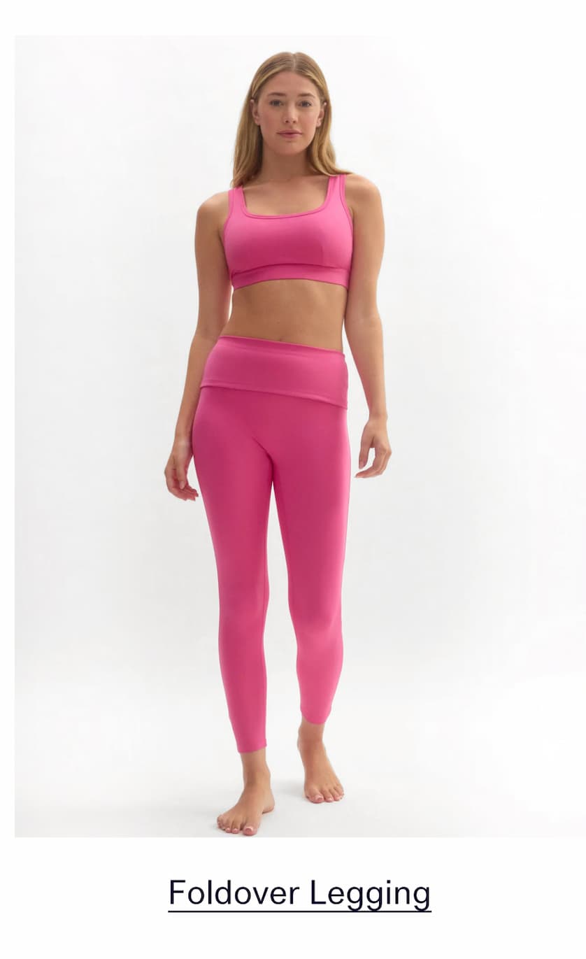 girlfriend collective foldover legging