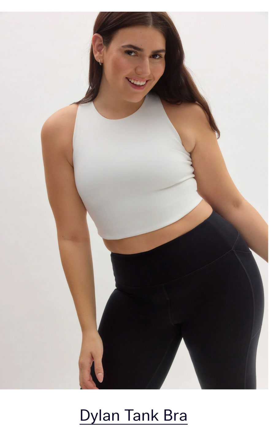 White Dylan Tank Bra