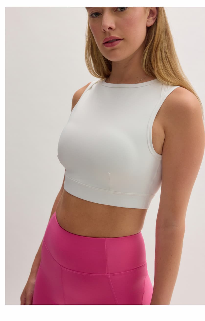 Girlfriend Collective |  Teresa Boat Neck Bra