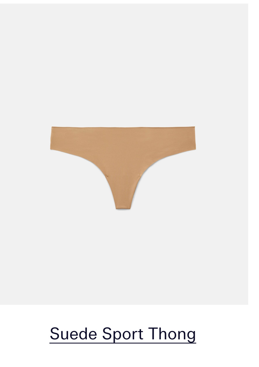 Suede Sport Thong