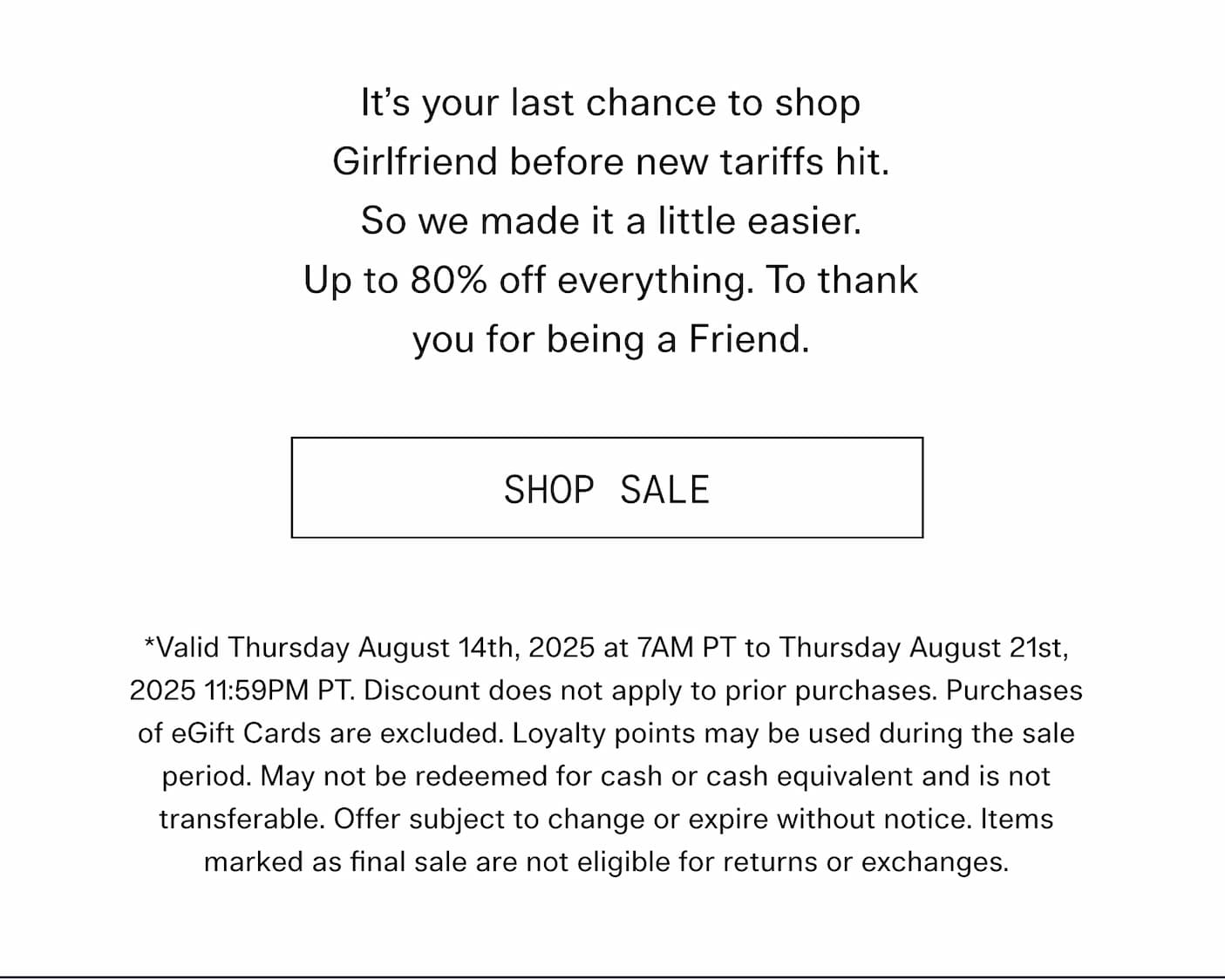 girlfriend collective last chance sale
