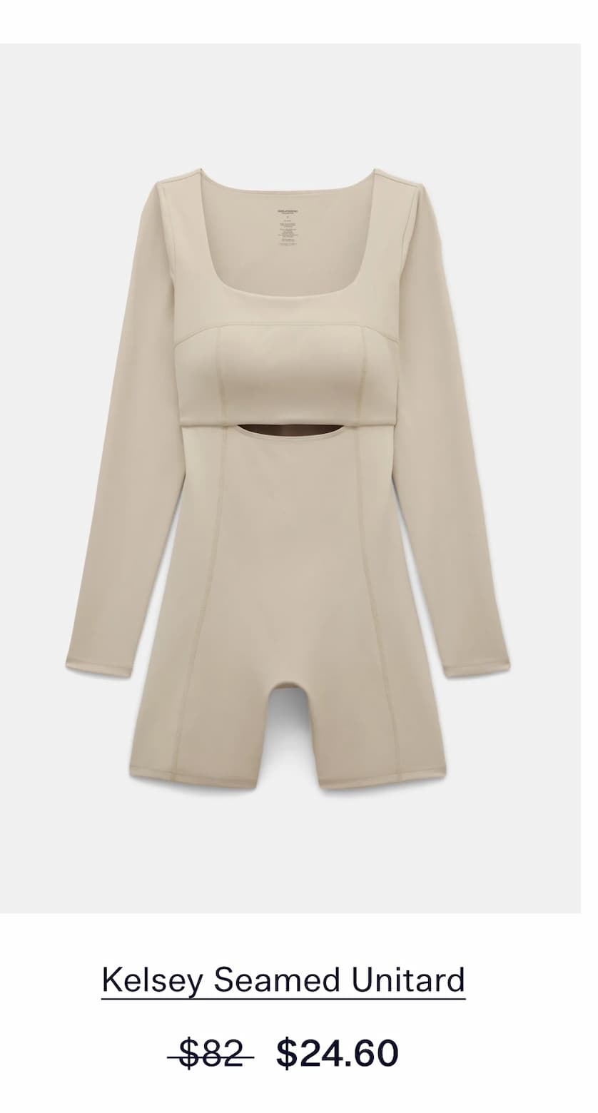 Kelsey Seamed Unitard