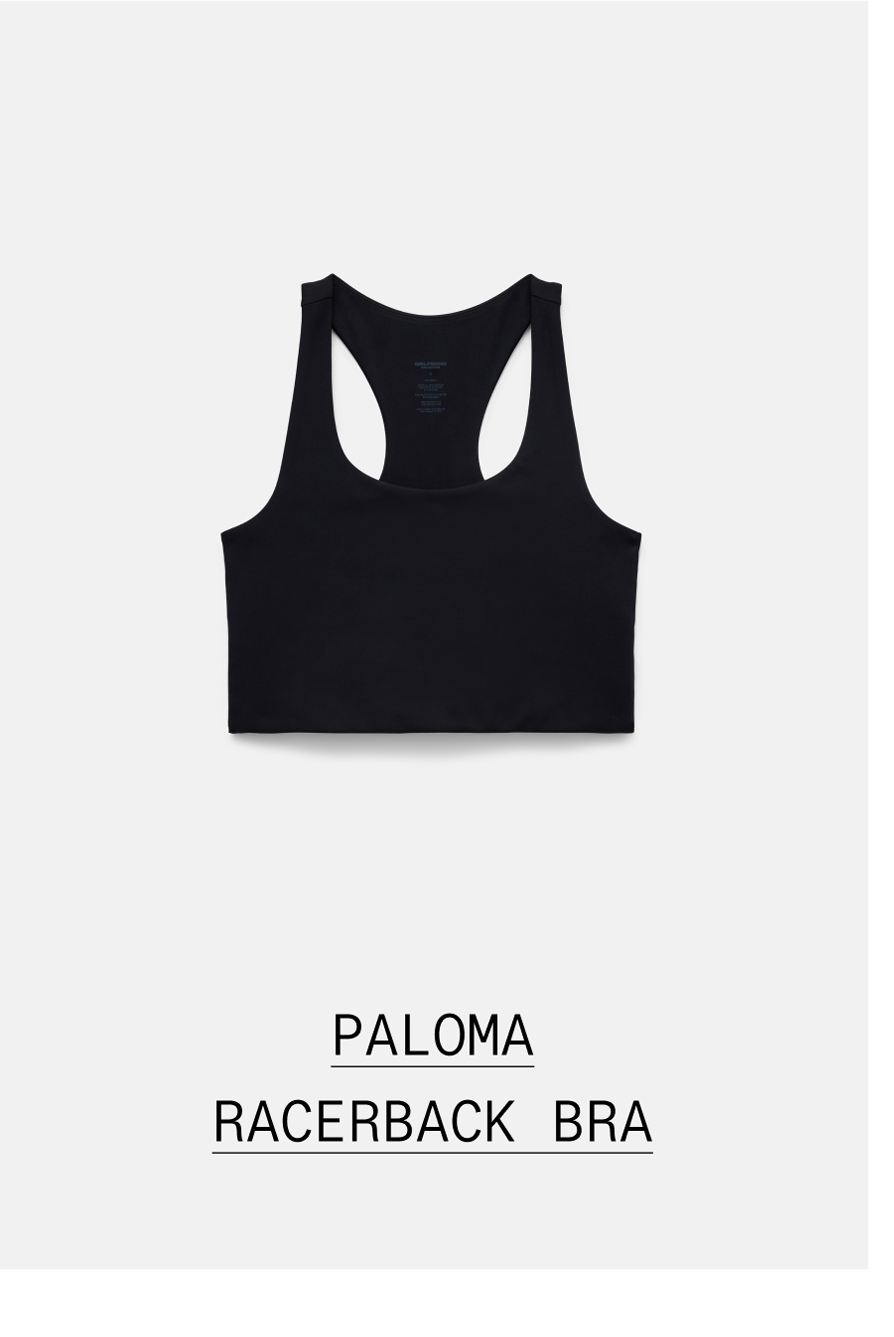 Black Paloma Racerback Bra