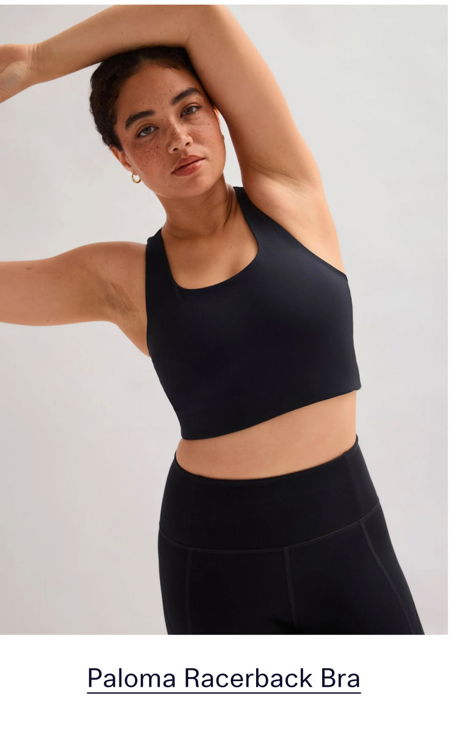 Black Paloma Racerback Bra