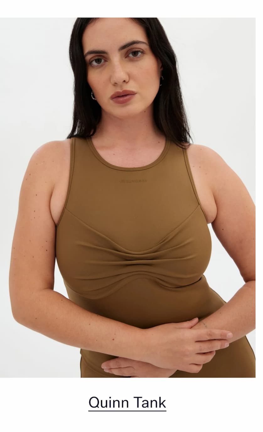 girlfriend collective quinn tank